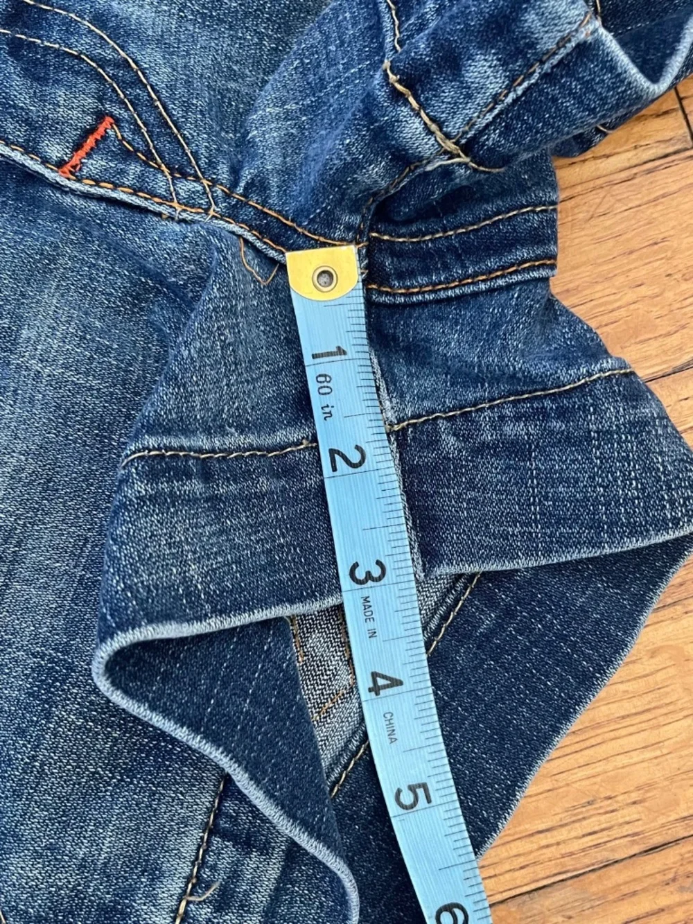 True Religion Emma Short Denim Shorts